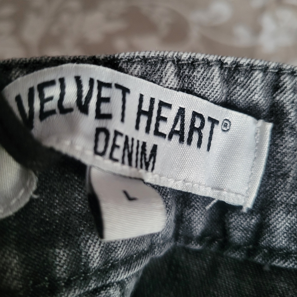 NWT VELVET HEART Paulina Midi Light Gray Denim Skirt - Size L/G - Picture 7 of 10